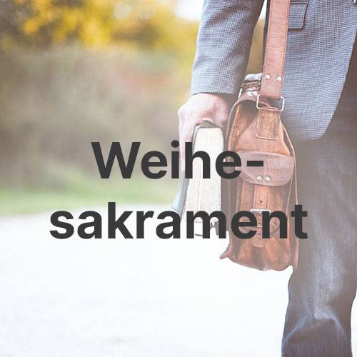 Quelle: ben-white/unsplash.com SE Mannheim Nord, Weihesakrament