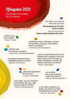 Quelle: SE Mannheim Nord SE Mannheim Nord, Gottesdienst Pfingsten für Erwachsene